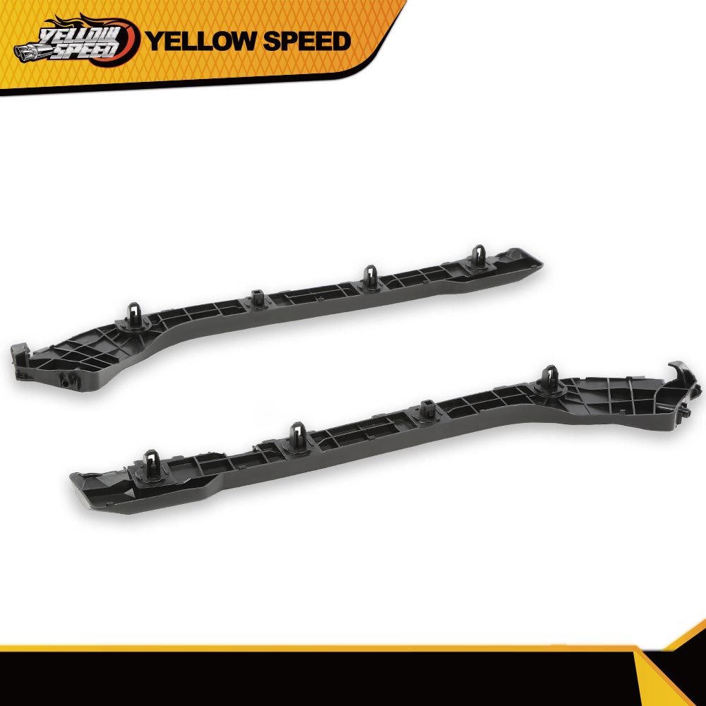 Pair Of Rear Bumper Brackets - Fits 2010-2015 Toyota Prius (Left & Right, Direct Replacement)