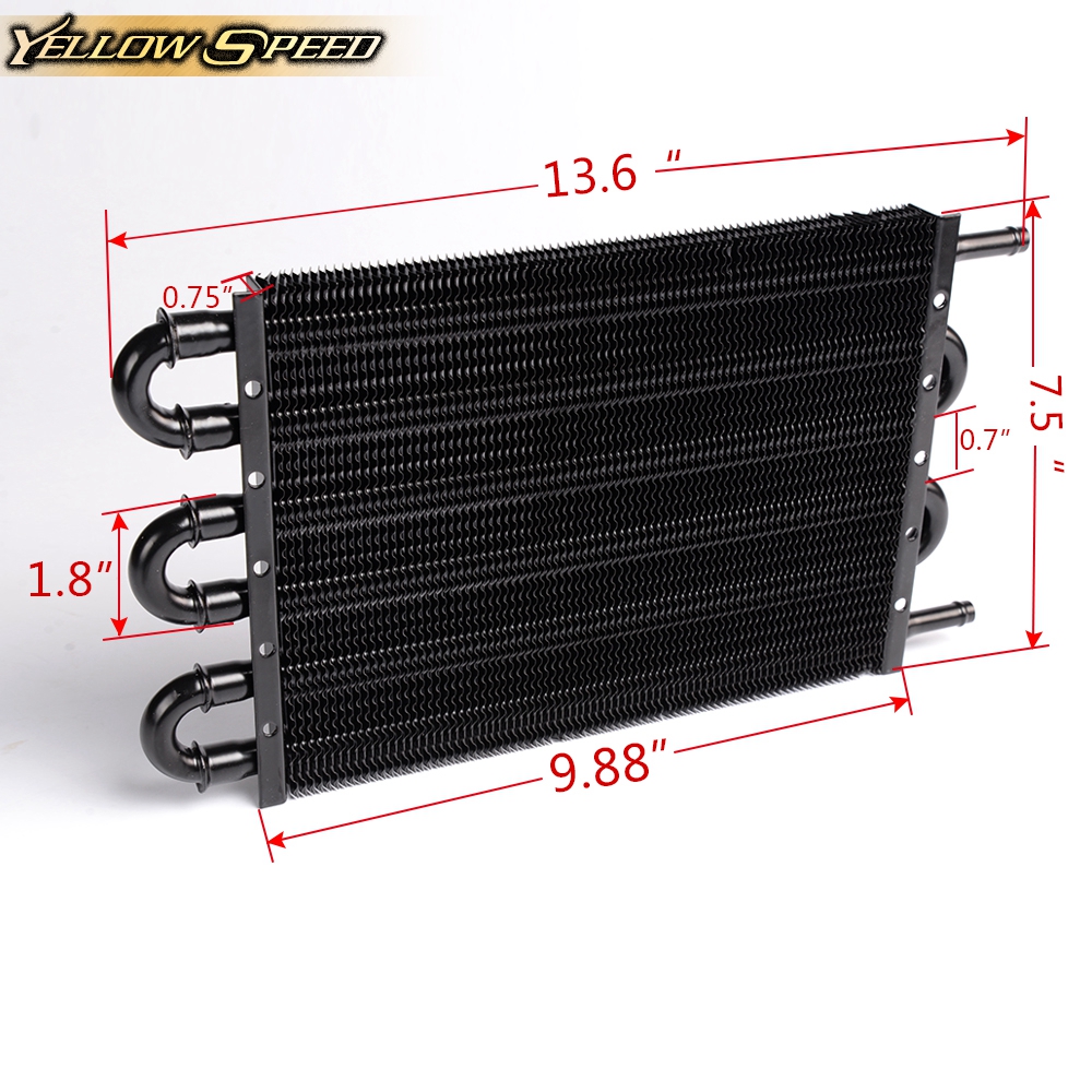 6 Row Universal Aluminum Remote Transmission Oil Cooler Radiator Converter Kit Ebay 6 Row Universal Aluminum Remote Transmission Oil Cooler Radiator Converter Kit Ebay