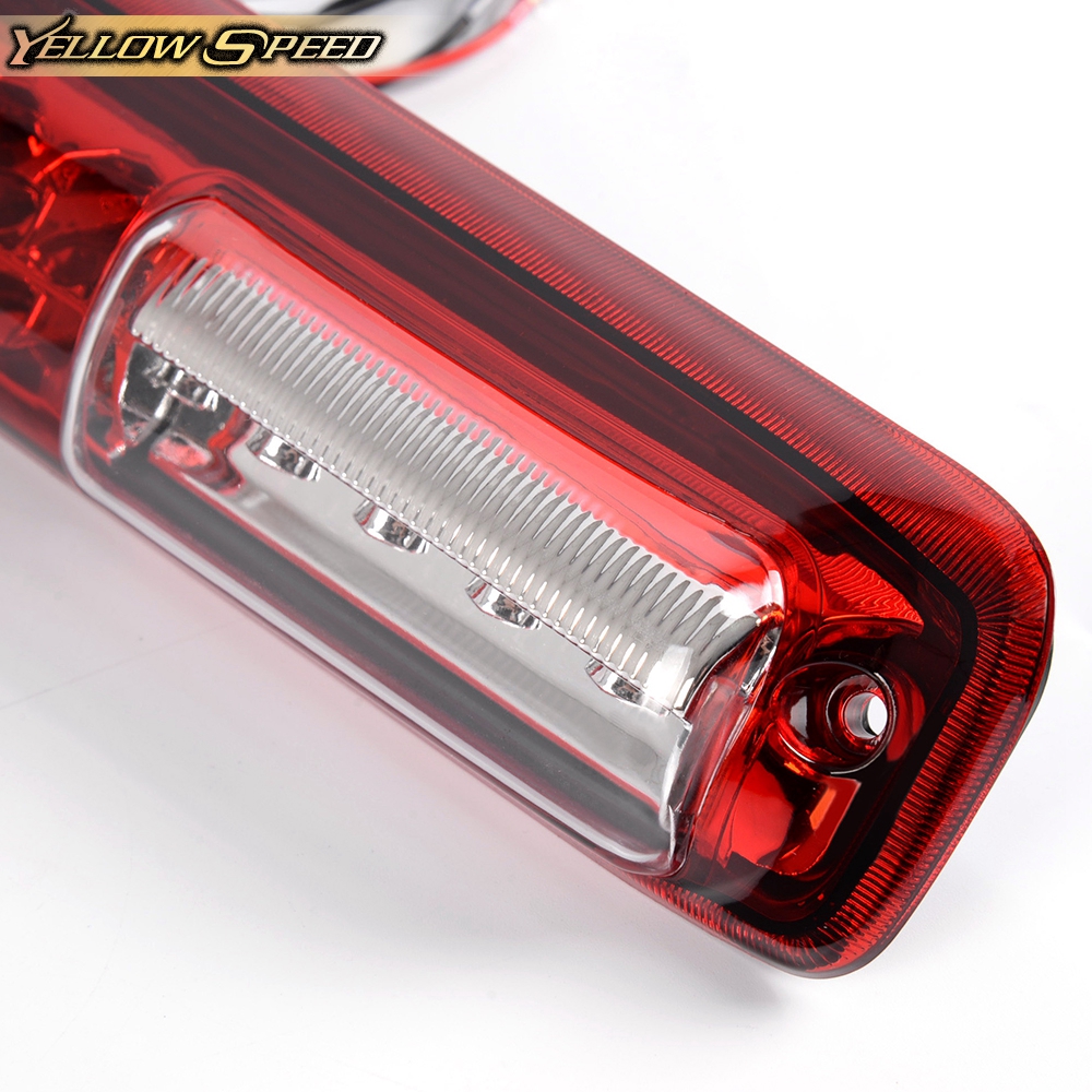 LED 3rd Brake Light Cargo Lamp Clear Lens For 9906 Chevy Silverado GMC