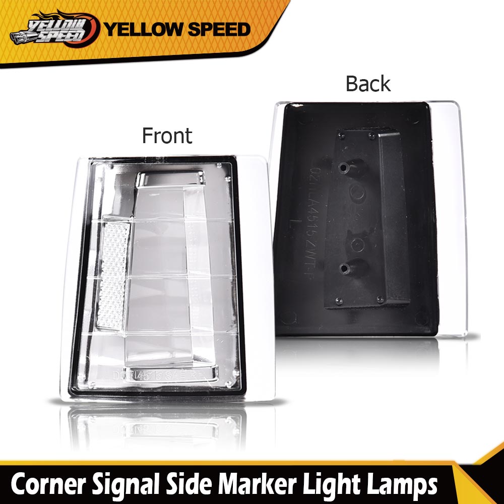4Pcs Fit For 94-98 Chevy CK C10 1500 2500 Clear Corner