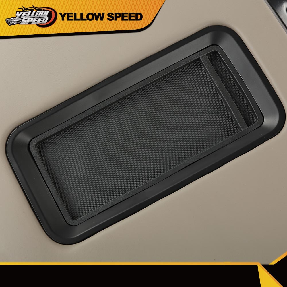 Tahoe Console Cover Black Vinyl Leather Center Console Armrest Cover For 2015-2019 Chevy Tahoe & GMC Yukon Black Leather Car & Truck Center & Overhead Console Parts
