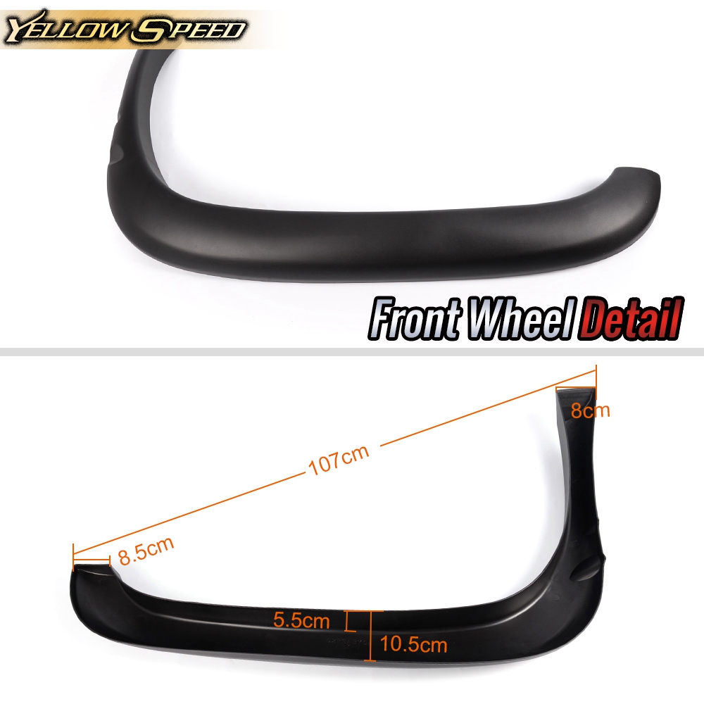 Textured Black Fender Flares For 1994-2002 Dodge Ram 1500-3500 Pickup – 4-Piece Set By CROSSDESIGN