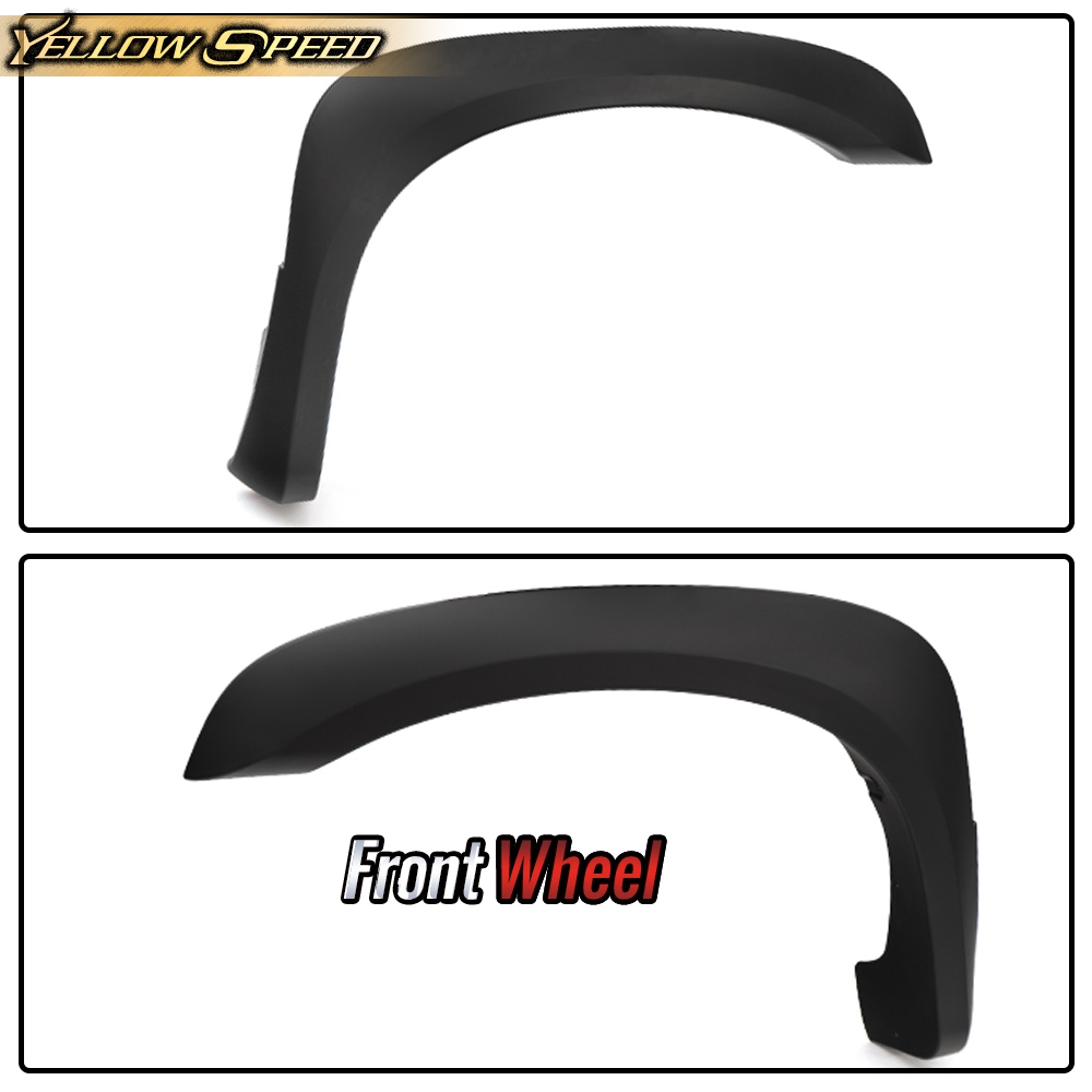 Set of 4 Factory Style Fender Flares For 20052011 Dodge Dakota Matte
